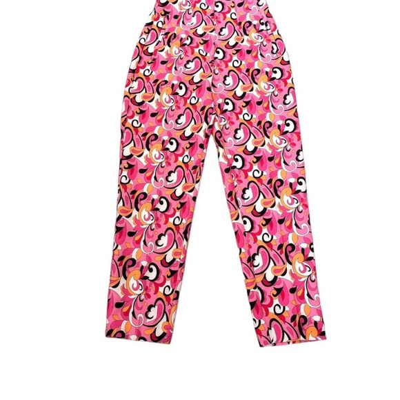 NWT ZARA Paisley Floral Straight Leg High Waist Pants 1478/935 Size Medium - Picture 4 of 5
